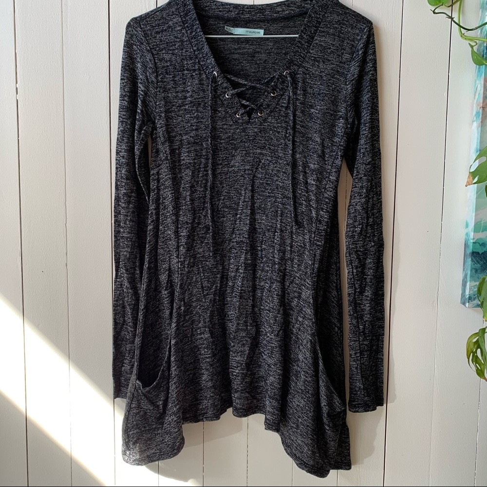 Maurices XS lace up long sleeve